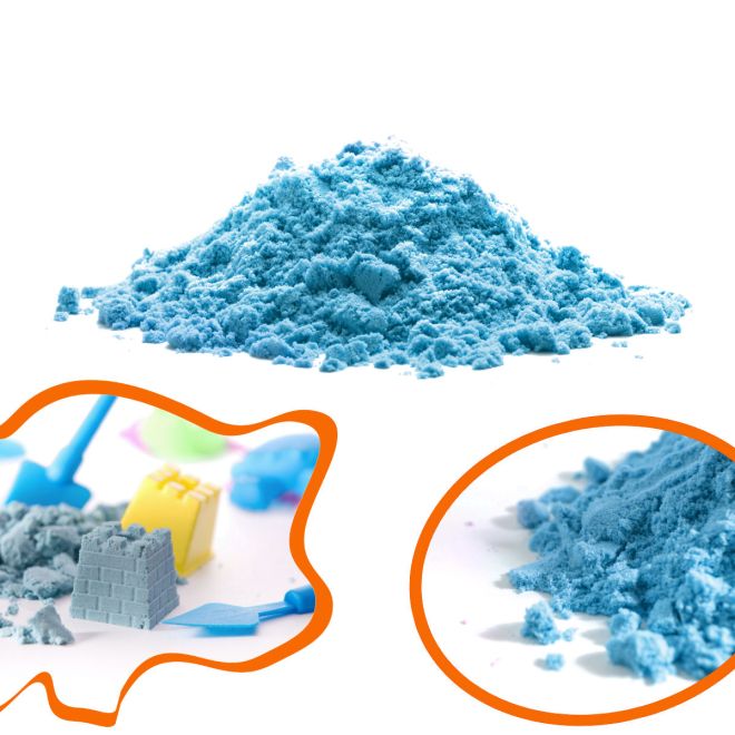 Kinetický písek 1kg – Modrý