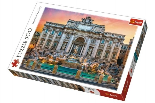 Puzzle - Fontanna di Trevi, Řím 500 ks