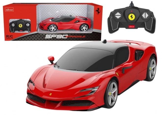 Rastar RC auto 1:18 Ferrari SF90 Stradale Červené