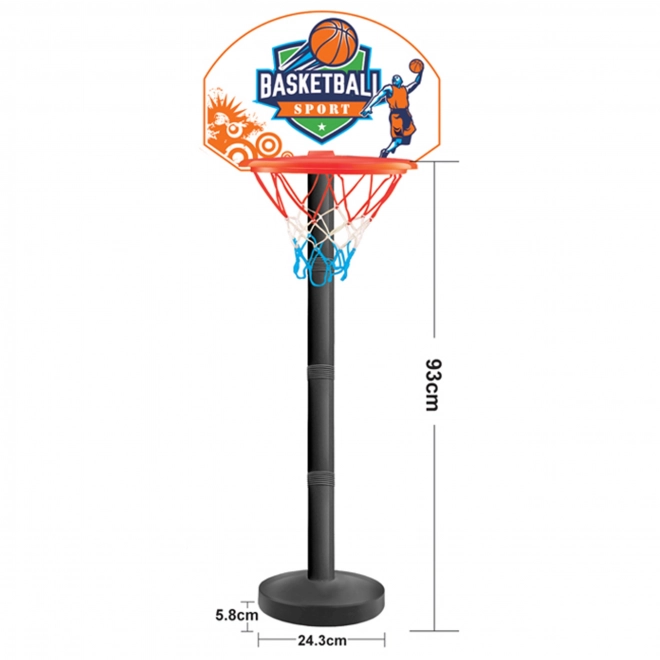Basketbalový set pro děti 93 cm - WOOPIE