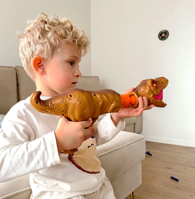 Automatická dino vylepšená dětská kuše a dětská střelnice