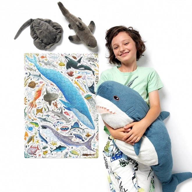 Puzzle Puzzlove Ryby a vodní živočichové 500 dílků