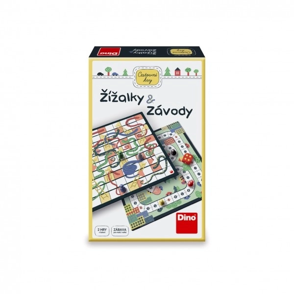 Žížalky a Závody cestovní společenská hra v krabičce 18x11x4cm