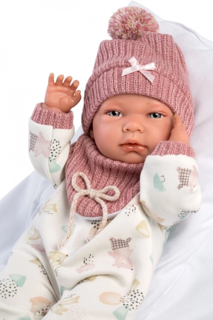Obleček pro panenku miminko New Born s doplňky