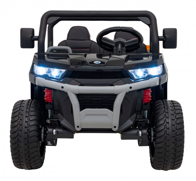 Auto Pick-Up Speed 900 pro děti černé + pohon 4x4 + pohyblivá pumpa + zavazadlový prostor + dálkové ovládání + lopata + LED audio