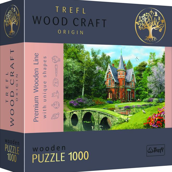 Puzzle dřevěné Viktoriánský dům 1000 dílků