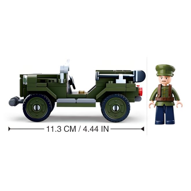 Sluban WWII M38-B0682 Sovětský terénní vůz GAZ 67