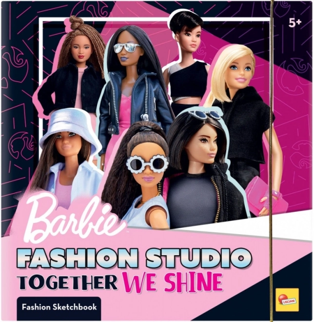 Knížka s návrhy na vytvoření Barbie