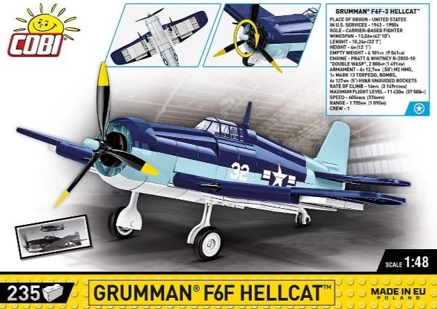 Grumman F6F Hellcat 235 cihel