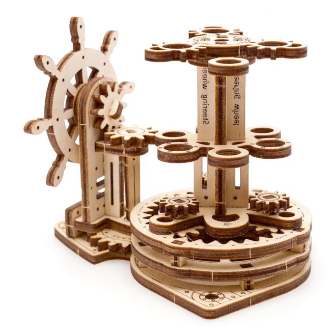 Ugears 3D dřevěné mechanické puzzle Organizér na psací potřeby