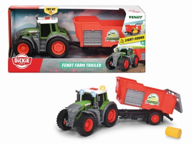 Traktor Fendt s přívěsem 26cm