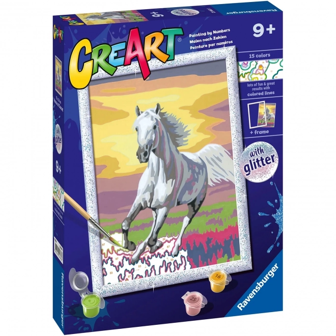 CreArt Horse at Sunset D/F/I/EN/E/PT 23663