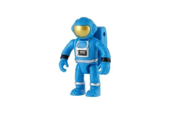 Kosmonaut/astronaut figurka 3ks plast 7cm na kartě 19x17x4cm