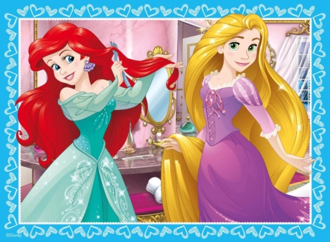 RAVENSBURGER Puzzle Disney Princezny: Láskyplná péče 4v1 (12,16,20,24 dílků)