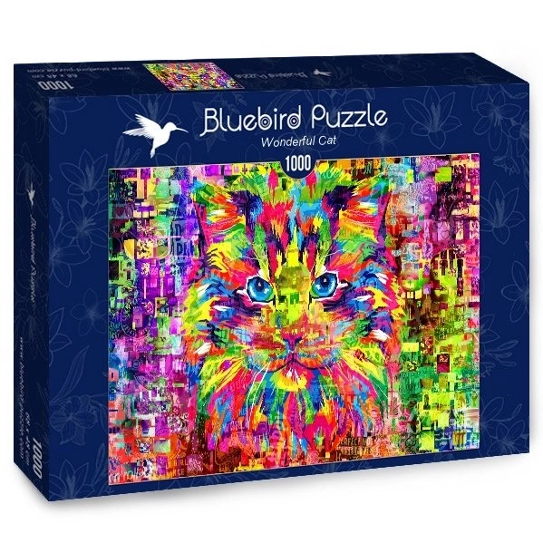 Puzzle Úžasná kočka 1000 dílků