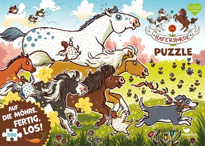 Magellan Puzzle Ovesná parta závod o mrkvičku