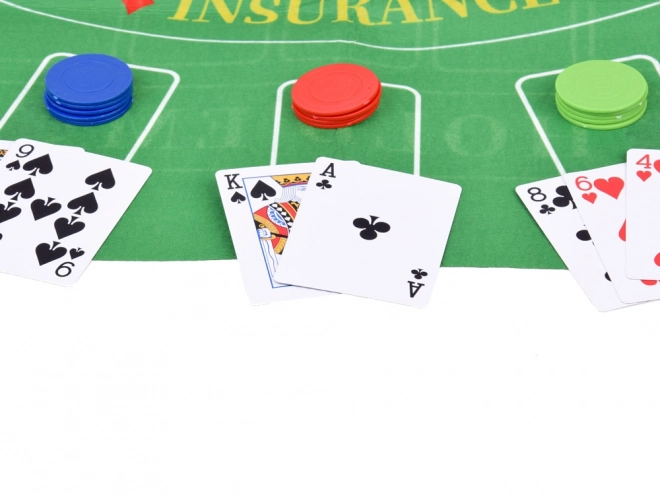 Sada karetní hra 2v1 poker a blackjack
