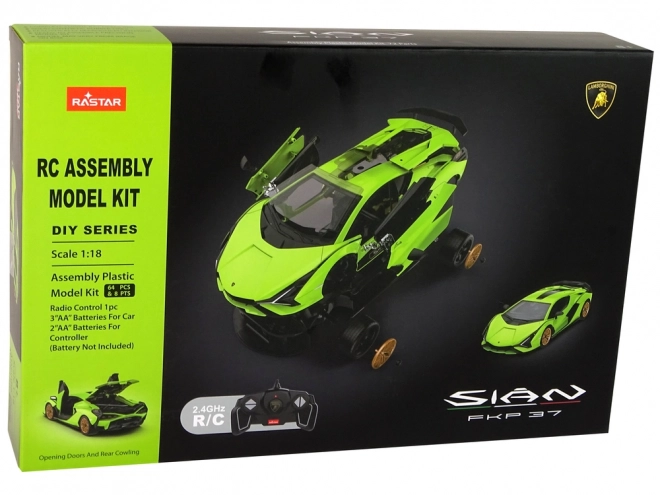 R/C 1:18 Lamborghini Sian FKP 37 Rastar stavebnice kostek