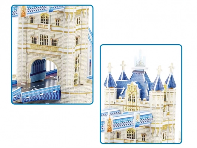 3D Tower Bridge 120dílné prostorové puzzle Londýn ZA5399