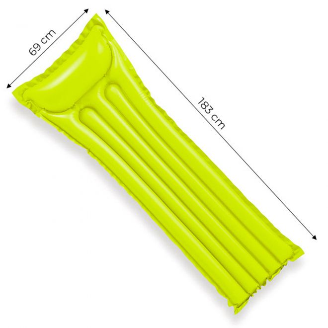 Nafukovací matrace na plavání 183x69 cm zelená - 59703 INTEX