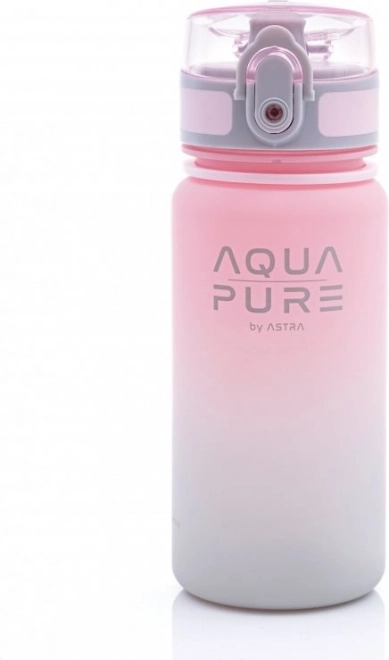 ASTRA Zdravá láhev na vodu Aqua Pure 400ml růžovo-šedá