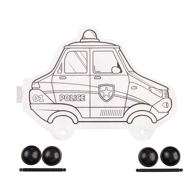 Nafukovací omalovánka Policejní auto