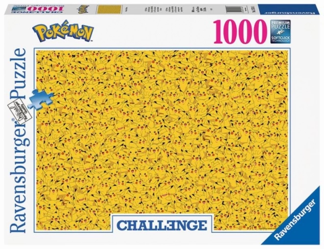 Challenge Puzzle: Pokémon Pikachu 1000 dílků