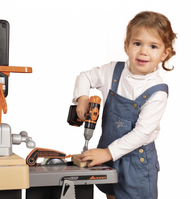 Smoby Black & Decker megadílna pro malé kutily