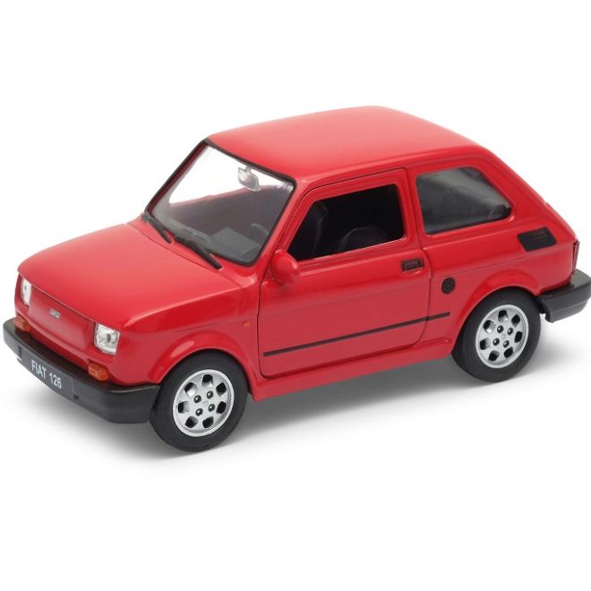 Welly Fiat 126 „Maluch“ 1:34  bílá