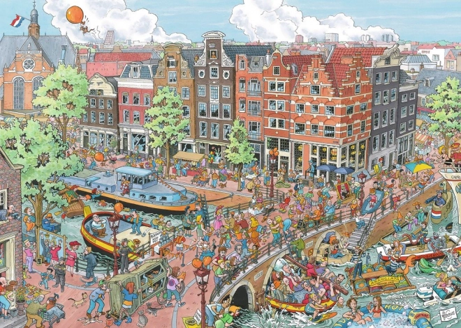 RAVENSBURGER Puzzle Města světa: Amsterdam 1000 dílků