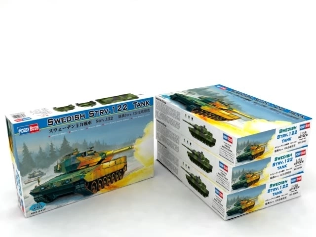 Plastikový model švédského tanku Strv.122