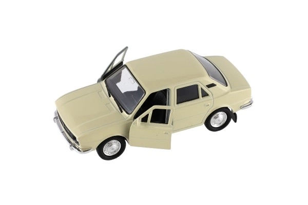 Auto Welly Škoda 105L kov/plast 11cm 1:34-39 na volný chod 4 barvy v krabičce 15x7x7cm