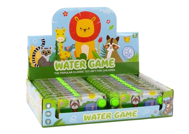 Zelená opice Žirafa Safari Pad Wheels Water Arcade Console Game