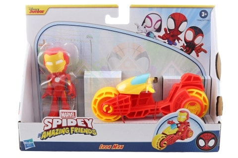 Spidey a jeho úžasní přátelé akční figurka s motorkou