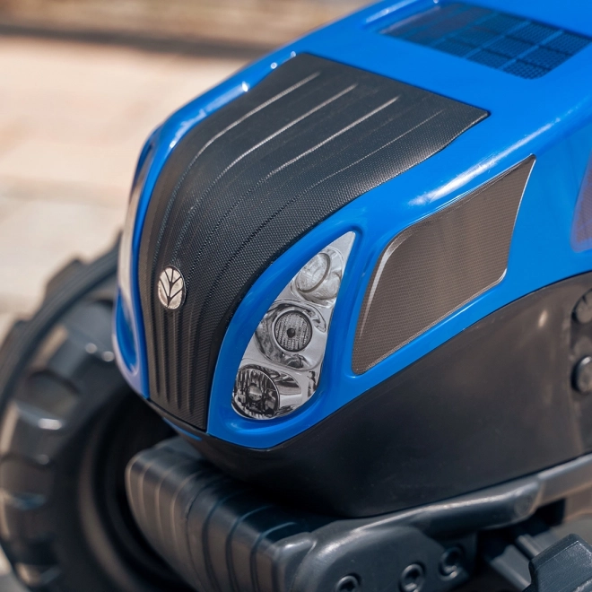 Traktor šlapací New Holland T8 modrý s valníkem