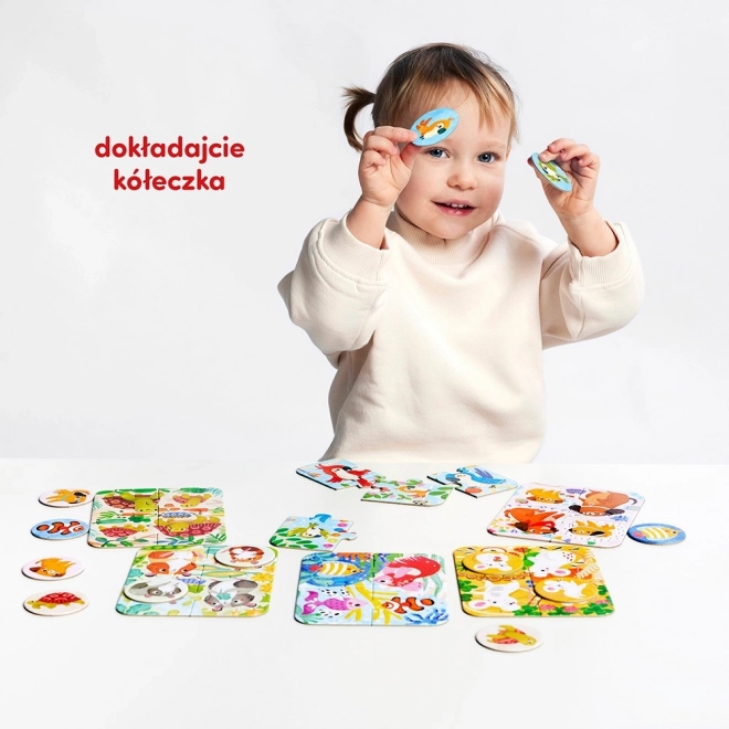 Puzzle myška a přátelé