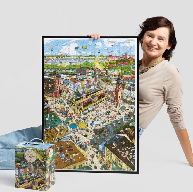 Puzzle Puzzlove Město Krakov 1000 prvků