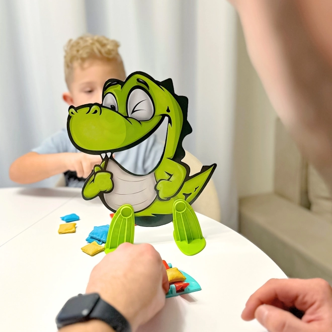 Woopie dovednostní hra Hladový dinosaurus