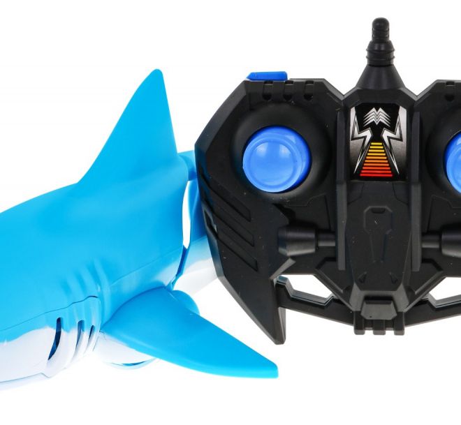 Žralok na dálkové ovládání pro děti 6+ Pohyblivý ocas + jízda všemi směry