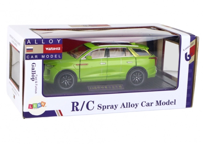 Hliníkový RC model auta 1:24 C Barva zelená