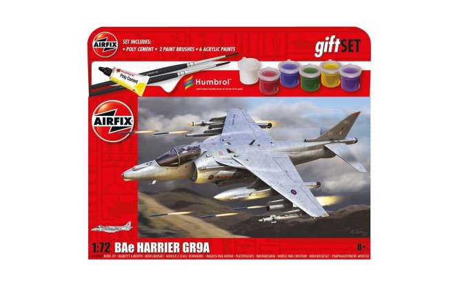 Plastiková stavebnice dárková sada BAE Harrier GR.9A 1/72