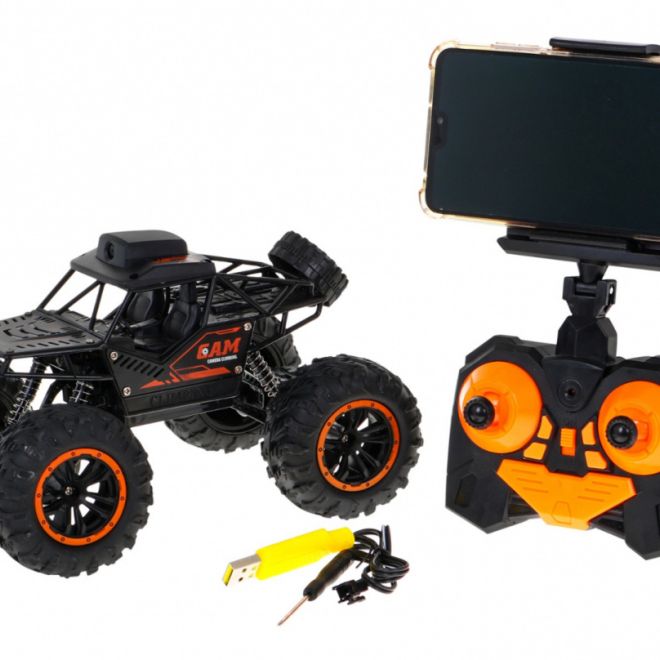 Cross Country Crawler s Wi-Fi kamerou pro děti 6+ Dálkově ovládaný model 1:18 Záznam trasy