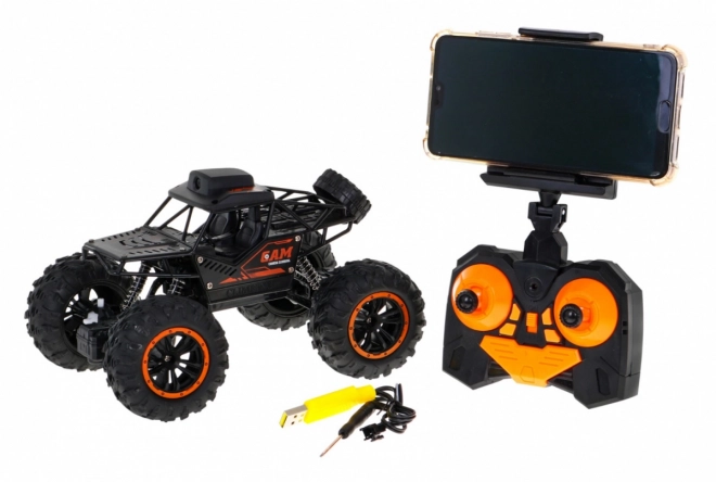 Cross Country Crawler s Wi-Fi kamerou pro děti 6+ Dálkově ovládaný model 1:18 Záznam trasy