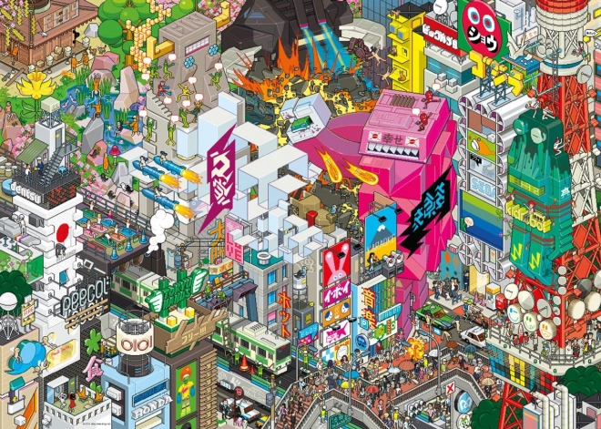 Puzzle 1000 prvků Pixorama - Tokio