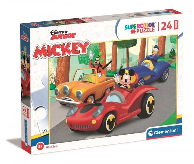 CLEMENTONI Puzzle Mickey na výletě MAXI 24 dílků