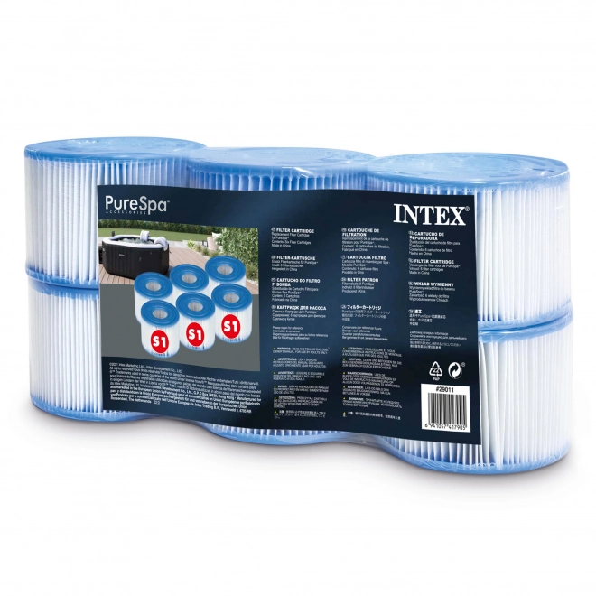 Filtry S1 sada 6 ks sada Pure SPA INTEX 29011