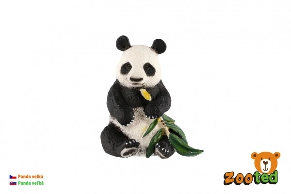 Panda velká zooted plast 8cm v sáčku