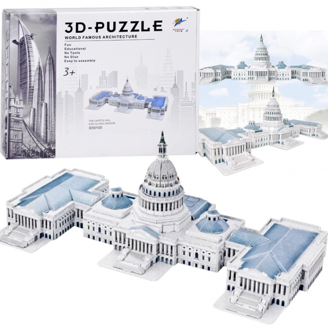 3D puzzle Kapitol 132 dílků prostorového puzzle ZA5400