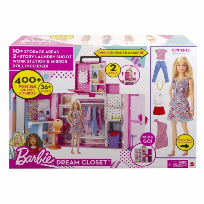 Sada pro panenky Barbie do šatny HGX57