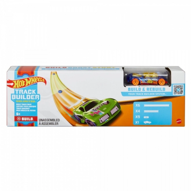 Hot Wheels track builder balení drah